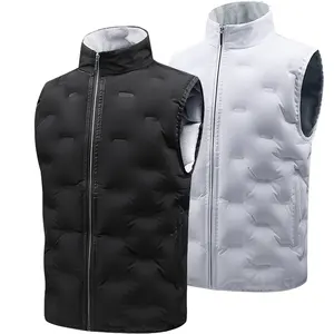 Outdoor Inflatable Body Warmer Air Keep Warm Thermal Gilet Winter Vest for Men