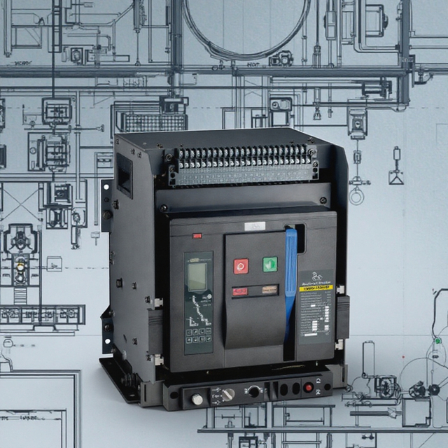 High Quality LVMA LMW1-2000 ACB 2000A Intelligent Universal Air Circuit Breaker AC 400V/690V 50Hz 16kA Breaking Capacity
