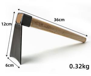 Attrezzi da Giardinaggio: Piccola Zappa <span class=keywords><strong>per</strong></span> Diserbo, Piantumazione di Fiori e Ortaggi Interamente in Acciaio, Piccola Zappa Domestica <span class=keywords><strong>per</strong></span> Fiori - Product Image 4