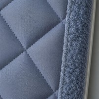 Rideau de porte en coton isolant thermique à aimants, coupe-vent matelassé à motif losanges, épais pour l'hiver, chambre et salon