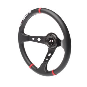 Volante Deportivo de Cuero Simoni Racing GVL350/P para Automóviles de Gravel - Product Image 1