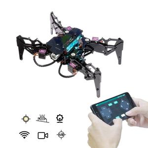 Kit scientifique éducatif STEAM pour robot quadrupède Raspberry Pi avec caméra WiFi et carte de développement vidéo IA - Product Image 1