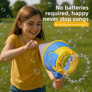 MILI Creative New Outdoor Hand-Held Air Cannon Bubble Machine Niños y niñas Juguete <span class=keywords><strong>de</strong></span> plástico <span class=keywords><strong>Pistola</strong></span> <span class=keywords><strong>de</strong></span> soplado <span class=keywords><strong>de</strong></span> <span class=keywords><strong>burbujas</strong></span> para niños - Product Image 2