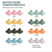 Moule à glaçons en silicone de qualité alimentaire, forme diamant, 3 rangées, flexible, facile à démouler, avec couvercle, pour whisky, cocktails, fêtes, bar