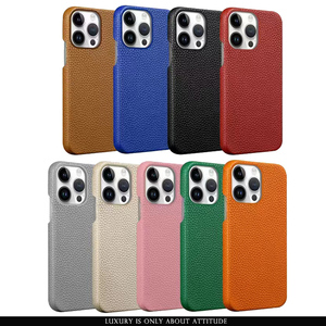 Chính hãng da Thẻ Túi điện thoại di động da trường hợp đối với iPhone 17 16 15 13 14 12 11 Pro Max S22 S23 với chủ dây đeo - Product Image 5