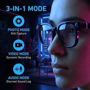 Gafas Inteligentes con IA Miccell, Cámara HD de 1300W, Carga Magnética, Llamadas Telefónicas, Reproductor de Música, Control Táctil por Aplicación - Product Image 3