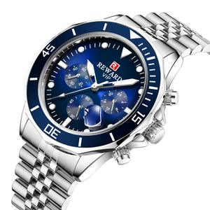 REWARD 81064 Nuevo Reloj de Pulsera para Hombre, Cronógrafo de Acero Inoxidable, Resistente al Agua, Marca Superior, Deportivo, de Cuarzo - Product Image 2