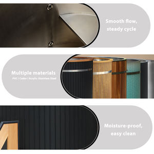 Outdoor Kaltwasser-Tauchbecken Eisbad-Set mit Edelstahlkorpus und Filtersystem für Regeneration, Eistherapie & Heim-Spa-Nutzung - Product Image 5