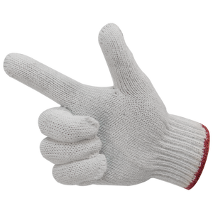 Guanti di cotone a maglia bianca e candeggina di fabbrica guanti di cotone traspirante guanti di sicurezza da lavoro - Product Image 2