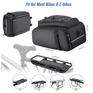 Nueva Bolsa de Sillín de <span class=keywords><strong>Bicicleta</strong></span> Impermeable y Convertible, Antiarañazos, <span class=keywords><strong>Mochila</strong></span> de Ciclismo, Equipo de Entrega <span class=keywords><strong>para</strong></span> Aventuras al Aire Libre, Bolsa Deportiva - Product Image 5