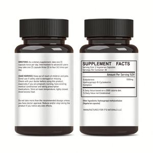 Капсулы бета-экдистерона 1000 мг для здорового роста мышц, халяль, витамины для увеличения массы, натуральный анаболический выбор для беременных женщин - Product Image 2