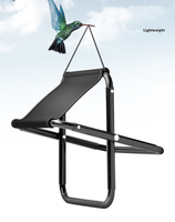 Tabouret pliant en fer Oxford pour camping en plein air, mobilier d'extérieur portable et léger, banc pour cour, pêche, randonnée