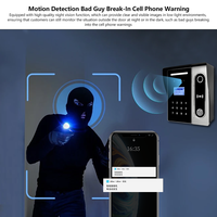 Interphone vidéo filaire Tuya WiFi de 7 pouces avec système de contrôle d'accès par interphone à reconnaissance faciale