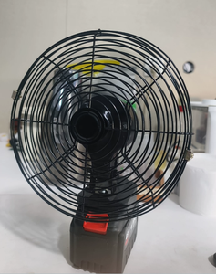Ventilateur d'extérieur rechargeable avec un flux d'air puissant et une autonomie exceptionnelle, idéal pour le camping, les chantiers et les travaux en extérieur. - Product Image 4