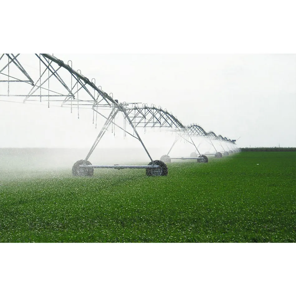High Efficiency Fully Automatic Irrigation Translation Sprinkler Machine For Economic Crops