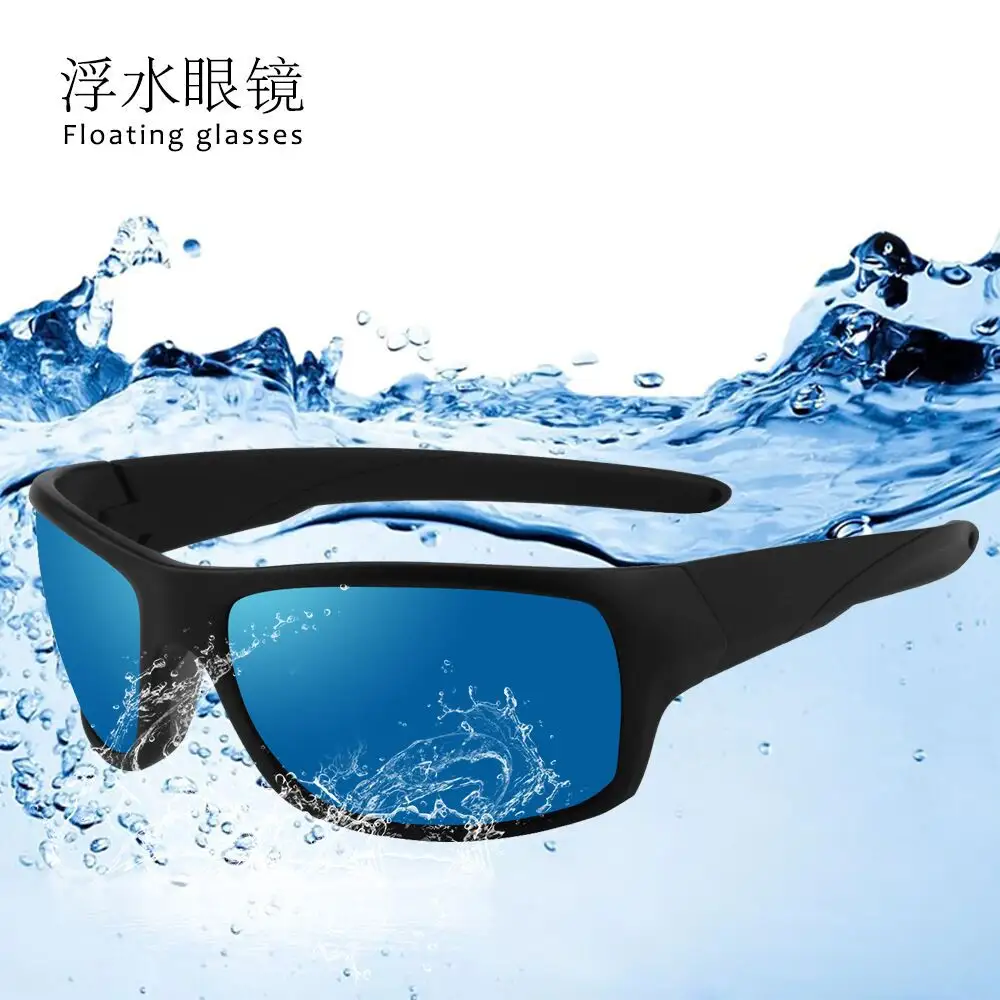 Sunglasses Custom Logo Floating Square Shades Sunglasses For Unisex Black Lenses Fishing Swimming Outdoor Uv Protection Sunglasses Polarize