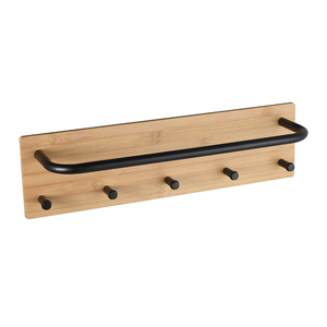 Ruban auto-adhésif <span class=keywords><strong>sans</strong></span> perçage <span class=keywords><strong>mural</strong></span> <span class=keywords><strong>porte</strong></span>-serviettes avec crochet pour <span class=keywords><strong>serviette</strong></span> à main - Product Image 1