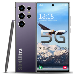 สมาร์ทโฟน 5G รุ่นใหม่ยอดนิยมปี 2025 <span class=keywords><strong>S24ultra</strong></span> ปลดล็อคทั่วโลก ระบบปฏิบัติการ Android 13 แบตเตอรี่ 6800mAh กล้องหลัก คุณภาพสูง ราคาประหยัด เหมาะสำหรับเล่นเกม - Product Image 1