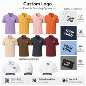 Polo de performance pour homme avec logo personnalisé, 220G, extensible dans les 4 sens, en nylon et élasthanne, respirant, décontracté et professionnel, vente en gros, tailles S-4XL, couleur beige - Product Image 2