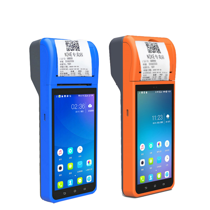 ZJ6000 Pos Android 4g Nfc с терминалом принтера, сертифицированный платеж, мобильный портативный Android Pos