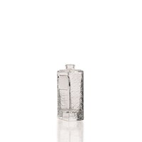 Flacon de parfum en verre unique de qualité fabricant, 30 ml, vide, avec pulvérisateur à pression, bouchon à vis rectangulaire, personnalisable par sérigraphie