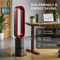Ventilateur tour sans pales de 40 pouces, 10 vitesses, 35W, à commande tactile, pour hôtels et décoration intérieure moderne (vente en gros)