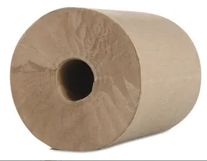 Kraft Hand Paper Towel Roll Hardwound Roll Towel 600ft 100% Recycled Paper 1ply