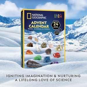 Caja de Calendario de Adviento de 24 Piedras Preciosas para Niños, Colección Personalizada de Crystal Rock, Papel en Relieve con Minerales Fósiles para Crema Facial - Product Image 6