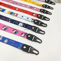 Lanyards de Poliéster Sublimados con Impresión Digital y Logotipo Personalizado al por Mayor de Fábrica, con Gancho para Tarjetas, Duraderos