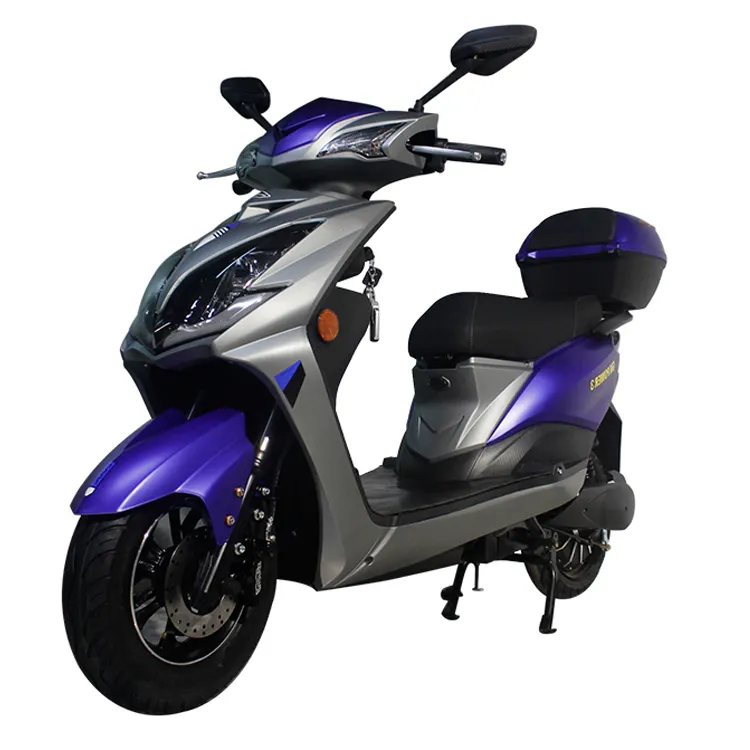 Hot 1500w Electric Mopeds with Pedals Hidden Battery Motocicleta Electrica 72V20Ah Electric Motorcycle