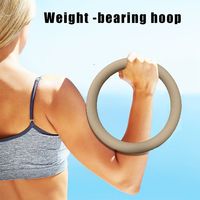 Mancuerna Circular de Silicona Ligera para Pilates, Fácil de Transportar al Estudio, Color Personalizado, MOQ Bajo, Mancuerna para Gimnasio en Casa