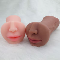 SacKnove Masturbador Masculino Manual Económico Tipo Copa con Vagina y Ano Artificial Realista Mini Súper Sexy Juguetes Sexuales para Adultos