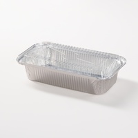 Barquettes jetables en aluminium de 60 oz (9x5,5 pouces) avec couvercle, robustes, pour pain et pâtisseries, ustensiles de cuisson en aluminium de qualité supérieure