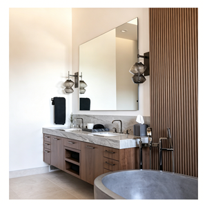 Meuble-lavabo sur mesure Vermonhouzz avec lavabo intégré et construction en bois <span class=keywords><strong>de</strong></span> qualité supérieure pour <span class=keywords><strong>salle</strong></span> <span class=keywords><strong>de</strong></span> <span class=keywords><strong>bain</strong></span> d'appartement <span class=keywords><strong>de</strong></span> luxe - Product Image 1