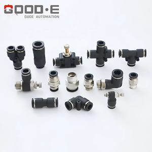 Konektor pneumatik plastik ukuran kompak G1/4 G3/8 ulir PU pipa udara Fitting cepat - Product Image 4