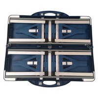 Table de pique-nique pliante en plastique en aluminium Valise de camping portable pour activités de plein air
