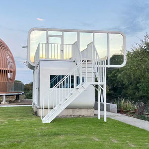 Contenedor de estructura de acero de fácil montaje de 40 pies, edificio de oficinas prefabricado, cabina de Apple para escuela, centro comercial, hotel, casa al aire libre - Product Image 1