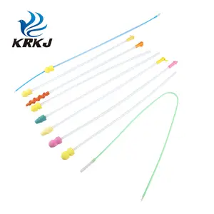 KD718 four types available disposable flexible sow pig insemination semen catheter swine