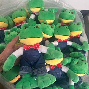 Peluche mignonne de couple de grenouilles, rembourrage en coton PP, brodé<span class=keywords><strong>e</strong></span>, anti-stress, M. Longues Jambes, célèbre sur Internet, Ancien <span class=keywords><strong>Melon</strong></span> - Product Image 6