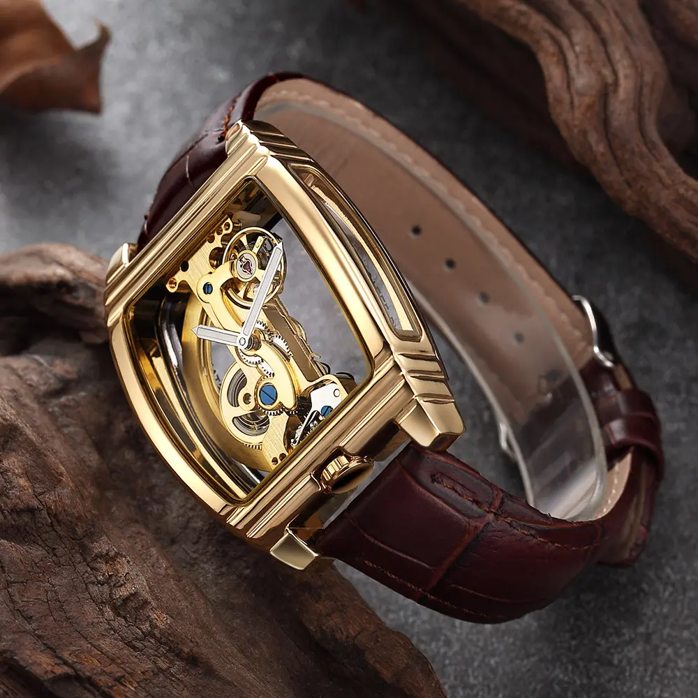 Ultra Thin Automatic Mechanical Watches Stainless Steel Sapphire Crystal Luxury Customized Case Fashion Men Butterfly