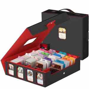 Colección de Cartas de Juego Portátil de Cuero con Ventana de Cuatro Filas y Gran Capacidad (3000+), Personalizable, de Venta Caliente Transfronteriza - Product Image 1