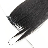 Rambut Keriting Burma Mentah 12A, Rambut Manusia Crochet Lurus yang Sudah Terpisah, Rambut Keriting Kinky 100% Mentah