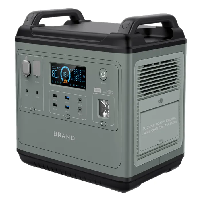 AC charging portable rechargeable power station can be customized large-capacity battery Energy saving