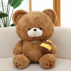 <b>Cute</b> Honey Pot Teddy <b>Bear</b> Plush Super Soft Plush Toy with PP Cotton Filling Stress Relief Gifts Doll for Children <b>Cute</b> Doll Toy - Product Image 2