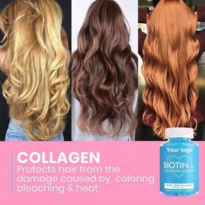 Gomitas de Biotina con Vitaminas y Colágeno Vegano 100% Natural y Orgánico para Cabello, Piel y Uñas, MOQ Bajo de 10000 Mcg - Product Image 4