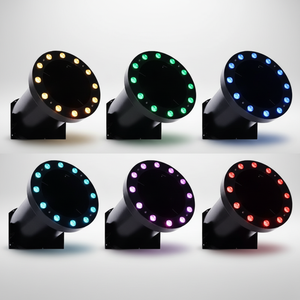 Máquina <span class=keywords><strong>de</strong></span> Papel con 12 Luces LED y Control Remoto, Papel Perfecto para Fiestas <span class=keywords><strong>de</strong></span> DJ, Discotecas, Bodas y Eventos, Marca: GBV - Product Image 4