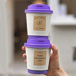 6oz 8oz <b>12oz</b> 16oz Biodegradable Custom Design Double Wall Hot <b>Coffee</b> & Wine Craft Paper <b>Cup</b> Embossed Rippled Brown Kraft Paper - Product Image 2