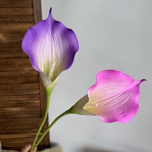 Flor Artificial de Lirio Calla Jinxi, Tallo Individual, para Boda, Decoración del Hogar, Resistente al Agua, Accesorios para Fotografía en Exteriores - Product Image 2