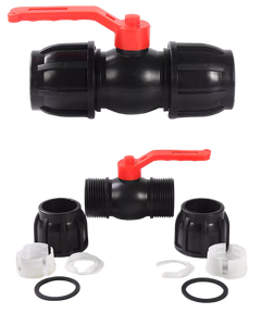 DN20-110MM cao thủy lợi <span class=keywords><strong>HDPE</strong></span> Ống lắp PP đỏ dài xử lý bóng van nén nhanh chóng kết nối nhanh chóng cung cấp nước - Product Image 6