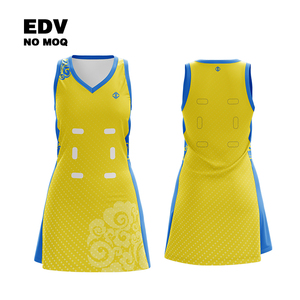 Custom Womens Netball Jerseys High Performance Breathable Netball Uniforms For Teams Clubs Netball Kits Dress - Product Image 3